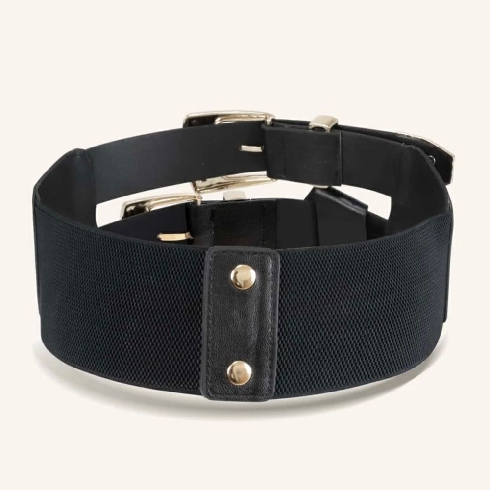 Double buckle statement belt - Picture 3 of 4